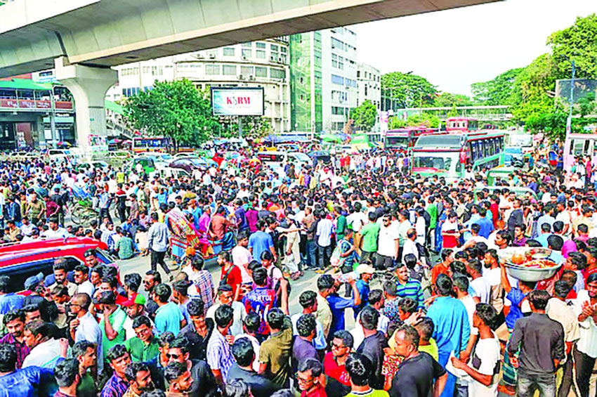 'Chhatra Dal's march towards Jamuna can't be stopped'