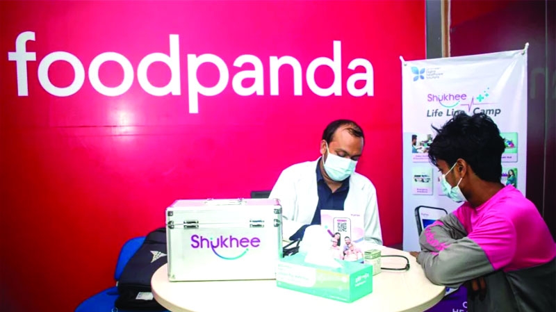 foodpanda organizes  free health camp for  delivery partners