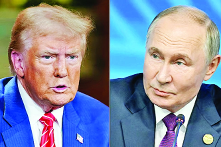 Trump 'very unhappy' with Putin on Ukraine, hints at sanctions