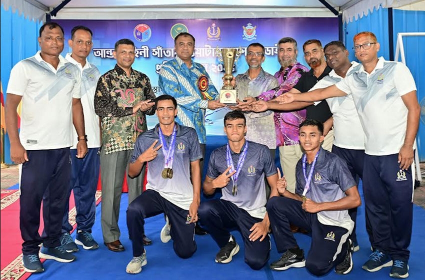 Swimming, water polo, diving contests held in Naval Headquarters