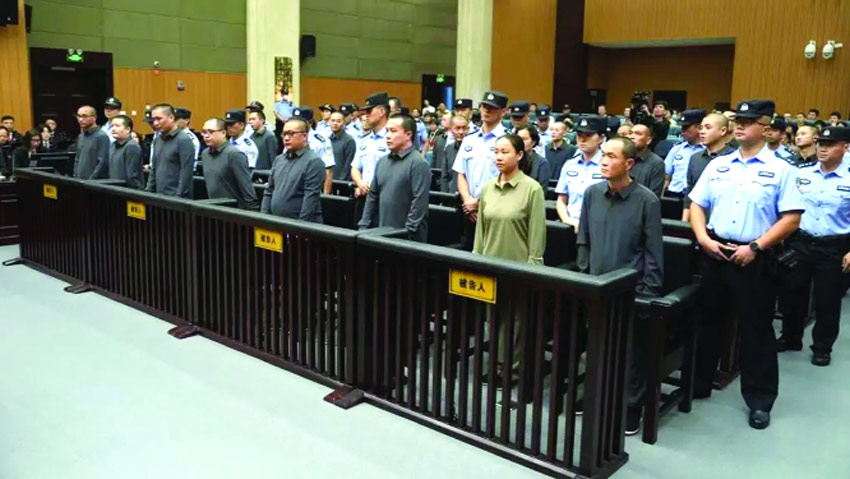 China sentences 11 members of mafia family to death 