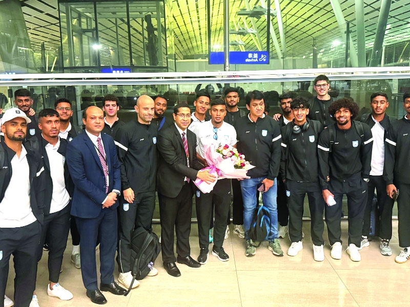 National Football Team reach Hong Kong