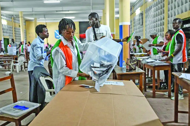Vote counting underway  in Ivory Coast