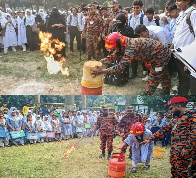 Fire safety, earthquake awareness drill held in Bandar