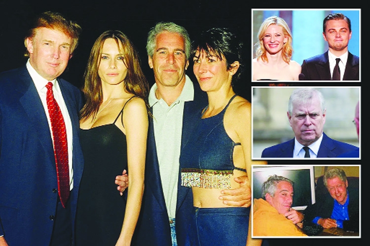There are many famous names in the Epstein files 