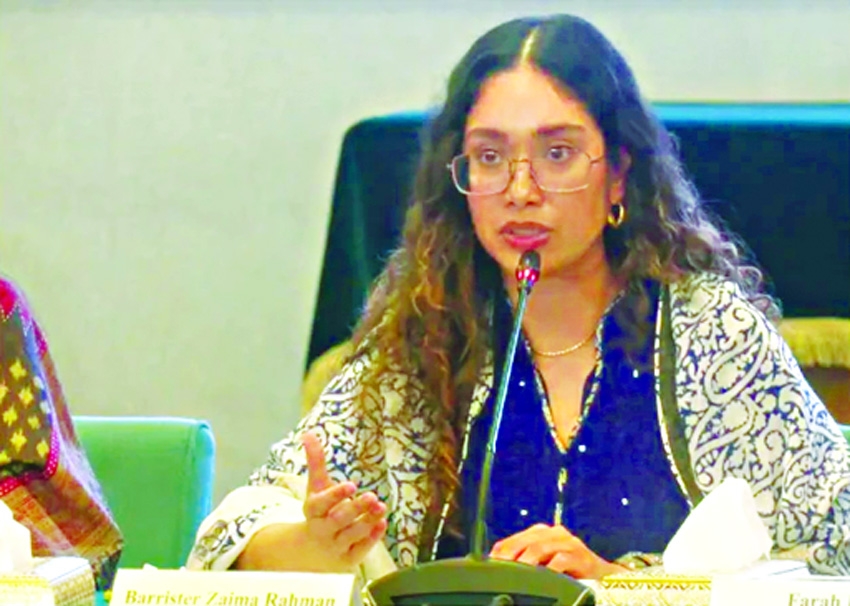 Create pathways for women in politics, Zaima Rahman asks political parties 