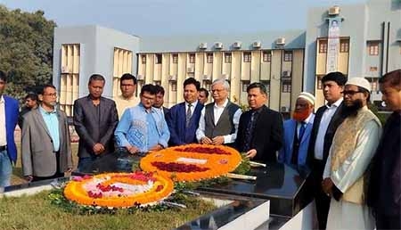 Shahid Shamsuzzoha Day Observed at RU with Due Respect