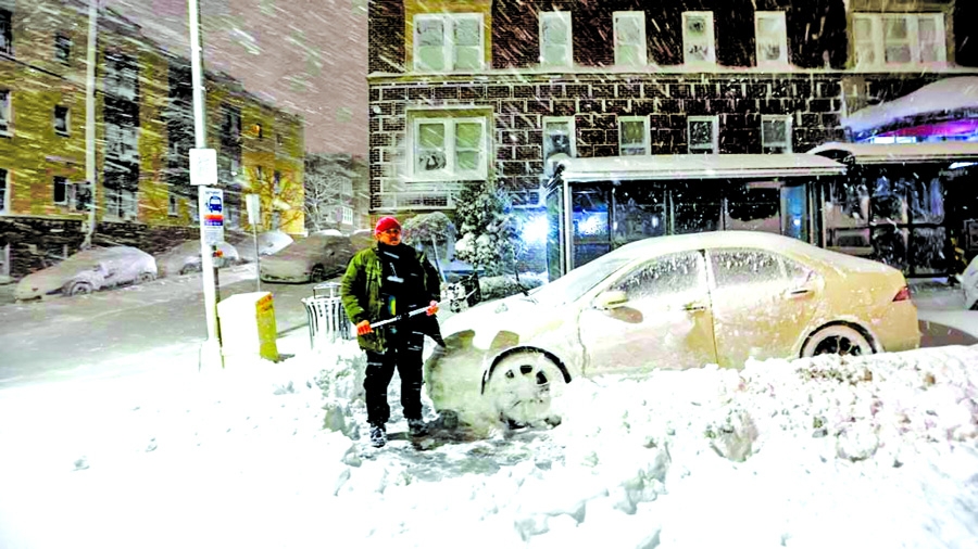 Powerful winter storm shuts schools, disrupts travel across US Northeast