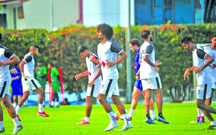 National booters make light training ahead of Singapore match