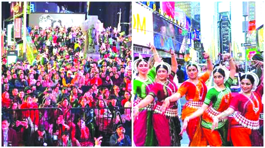 Jubilant celebration of Bangla New Year at Times Square 