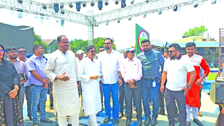 State Minister for Sports visits Tangail Stadium