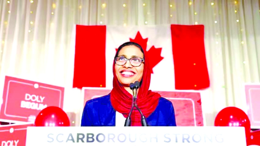 Bangladesh-origin Doly Begum  wins by-elections in Canada