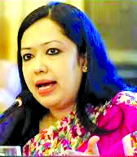 Rumeen Farhana reportedly faces odd gesture in parliament