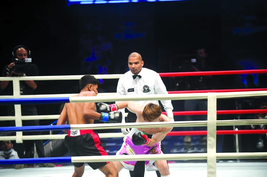 Int’l combat sports  event held at Bashundhara Sports City