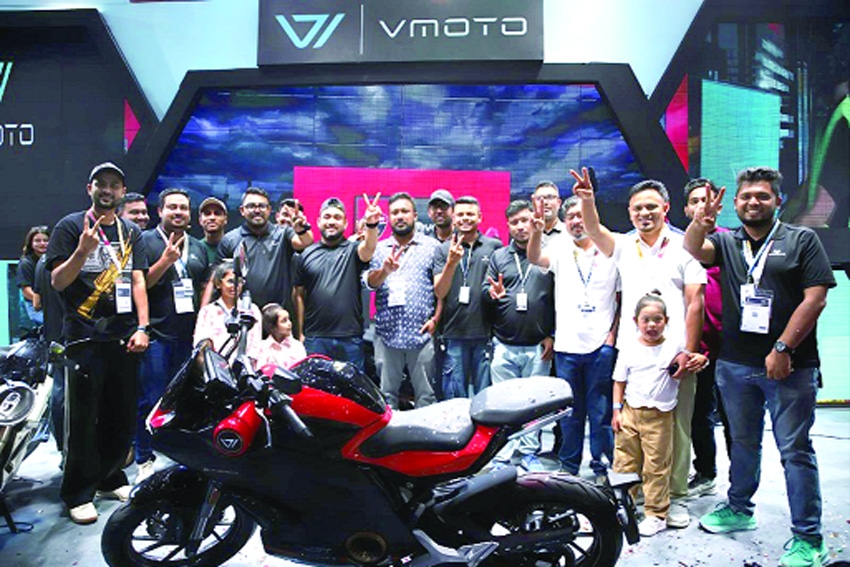 Electric motorbike brand 'V MOTO' officially  launched in BD market