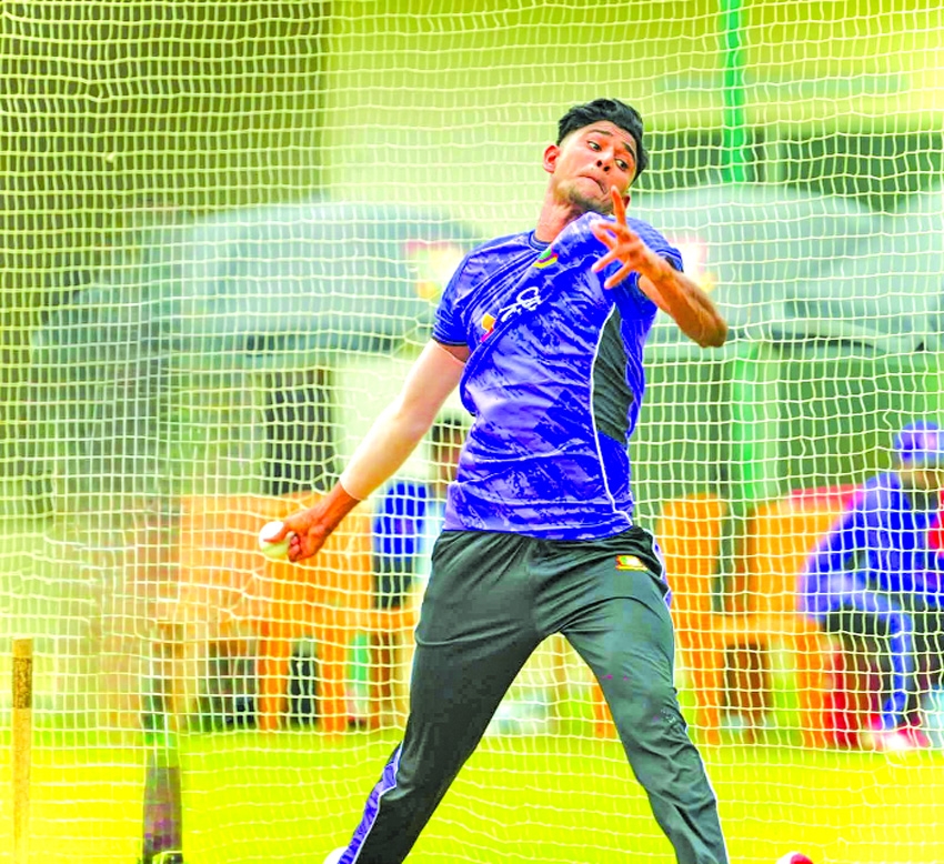 NahidRana sustains minor hand injury  during final ODI