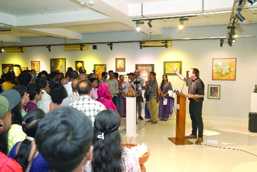 4th exhibition of Bengali Buddhist art opens at Alliance Française de Dhaka