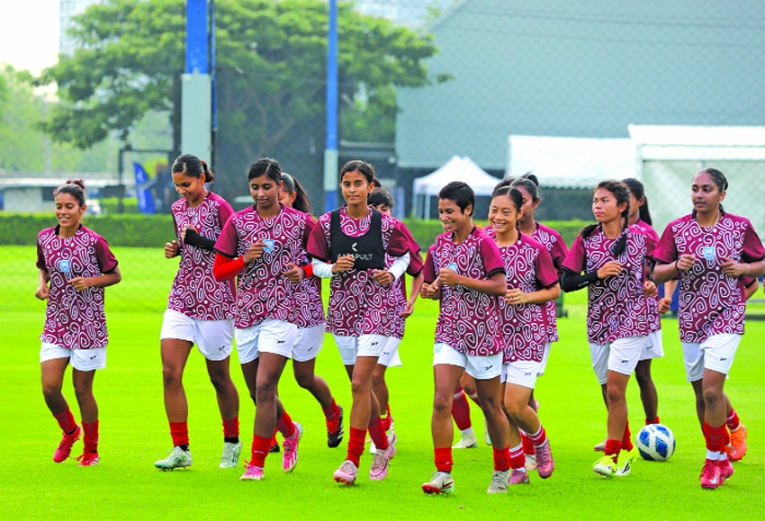 Women's Football Team to play friendly match today in Bangkok