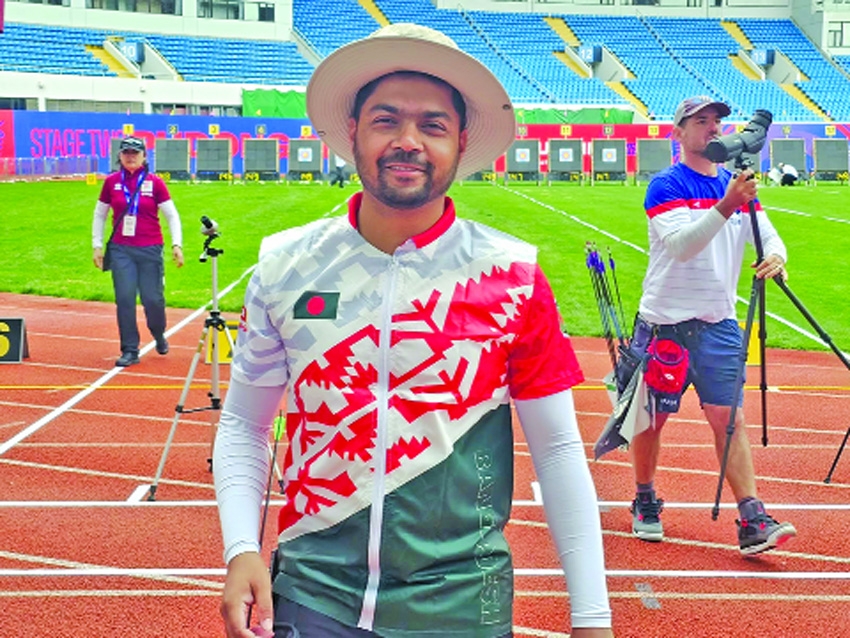 BD's AishorjoRahman ranks 6th in the compound men's single event