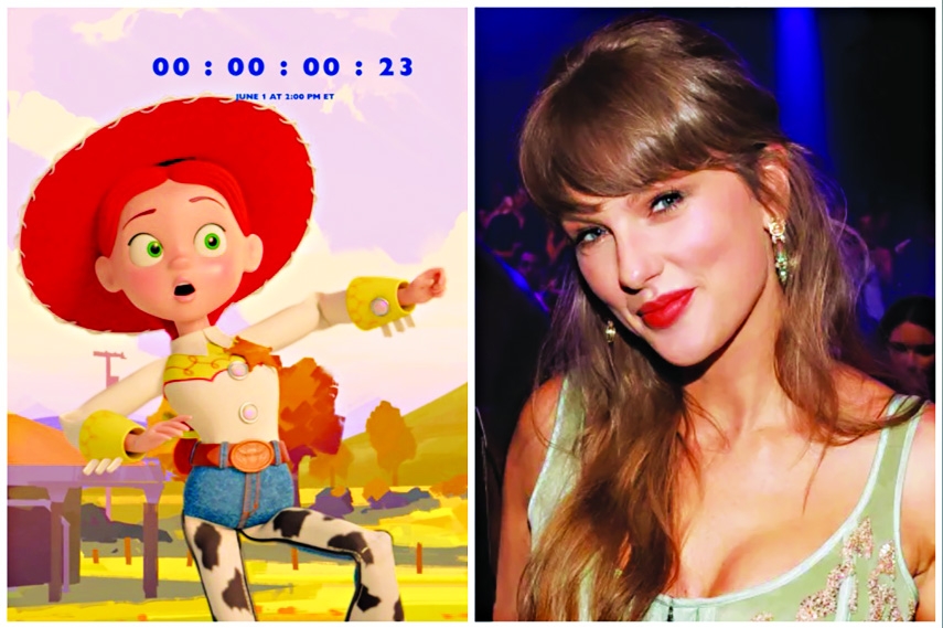Taylor Swift unveils new single for ‘Toy Story 5’