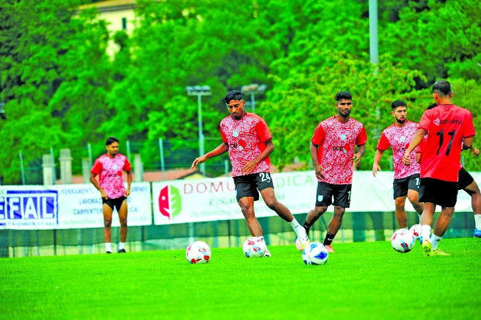 National booters hold first training session  in San Marino 