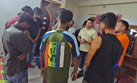 Anti-drug operation at Kuakata residential hotel, 7 youths sentenced to prison