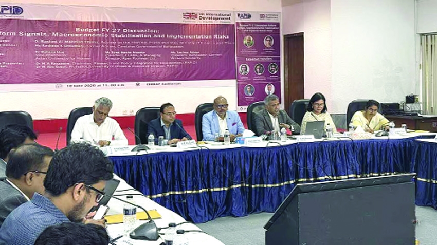 Actual budget deficit may reach Tk 4tn: RAPID