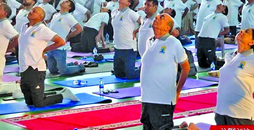 Indian High Commission celebrates International Yoga Day in Bangladesh