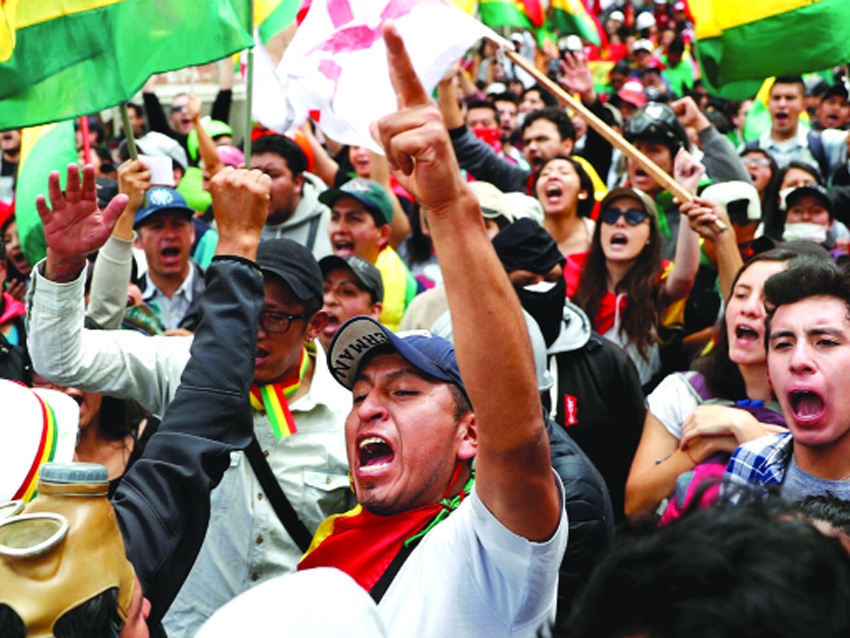 Demonstrators Reject Government Policies  in Bolivia