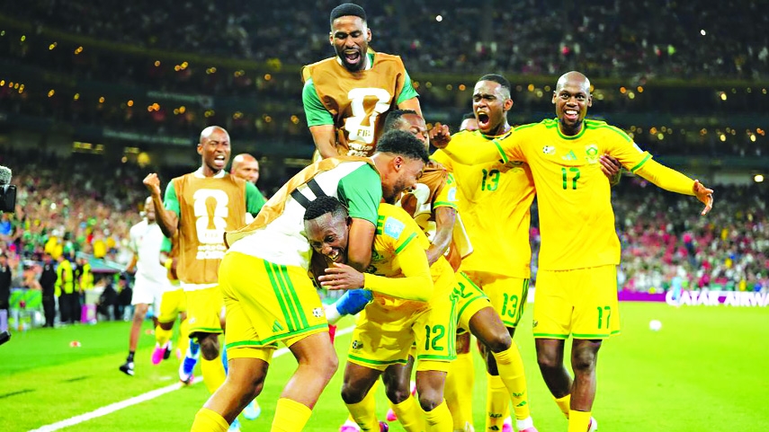 South Africa stun South Korea to make World Cup history