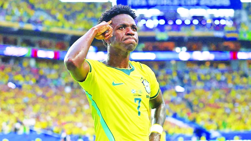 Vinicius Junior sparkles as Brazil beat Scots to reach  World Cup last 32