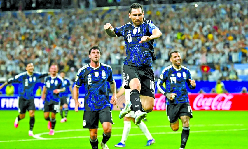 Messi becomes first player to score in 7 straight WC games