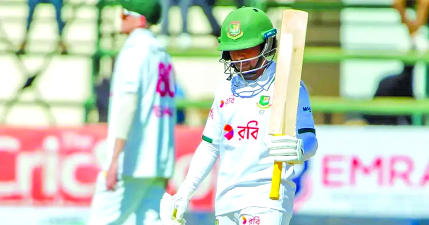 Bangladesh dismissed  for 140 in first innings against Zimbabwe