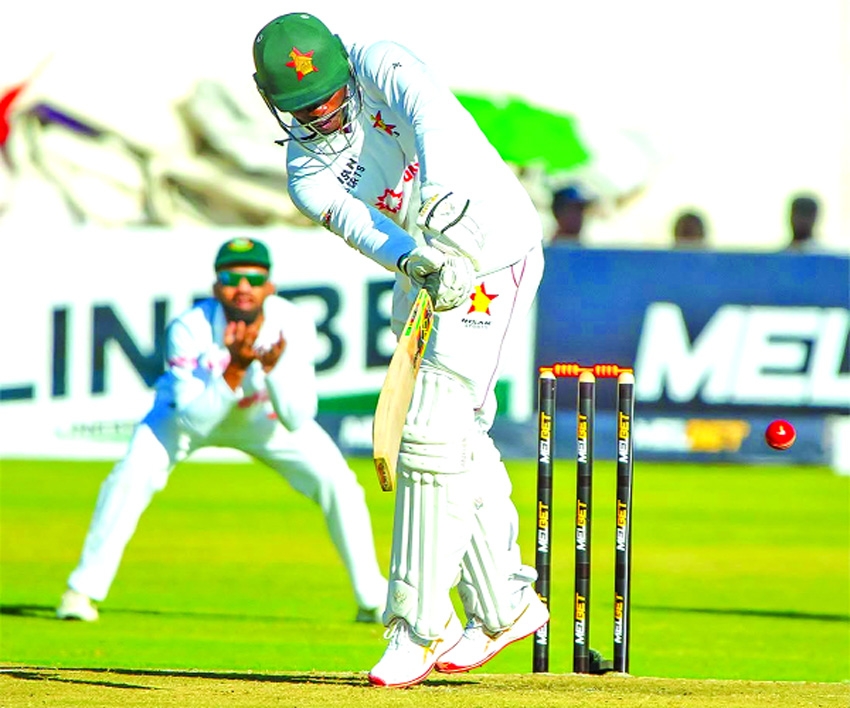 Zimbabwe continuesdominates against Bangladesh in one-off Test