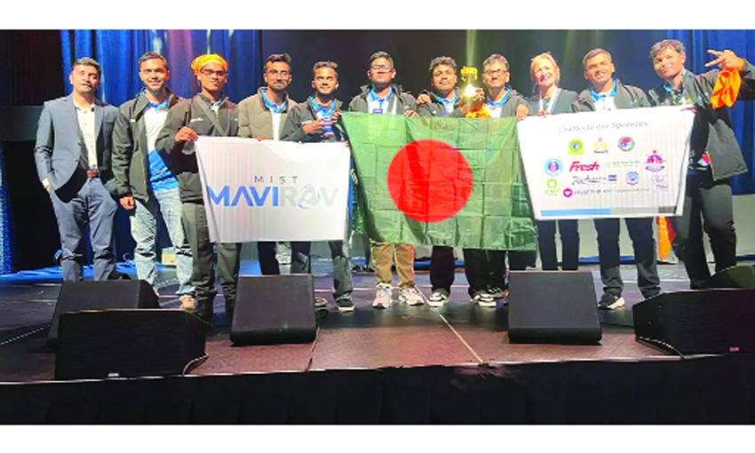 MIST wins world title  in underwater robotics competition in Canada