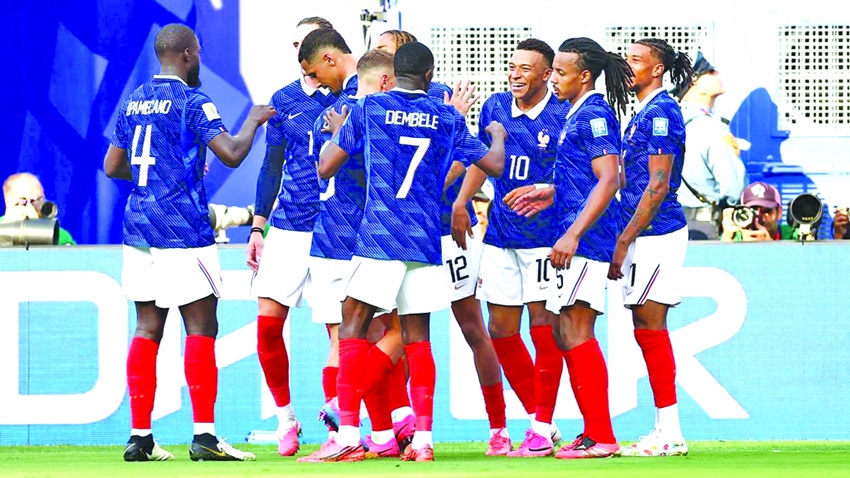Mbappe scores twice as France breeze past Sweden into World Cup last 16