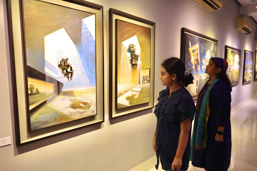 Alliance Francaise de Dhaka inaugurated Reality of the Subconscious Mind exhibition