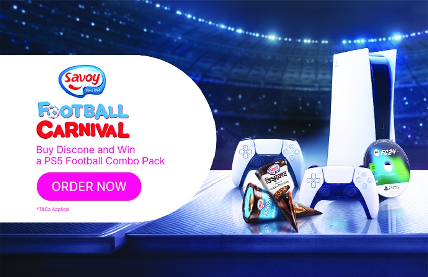 Chance to win playStation 5 by ordering Savoy ice cream on pandamart
