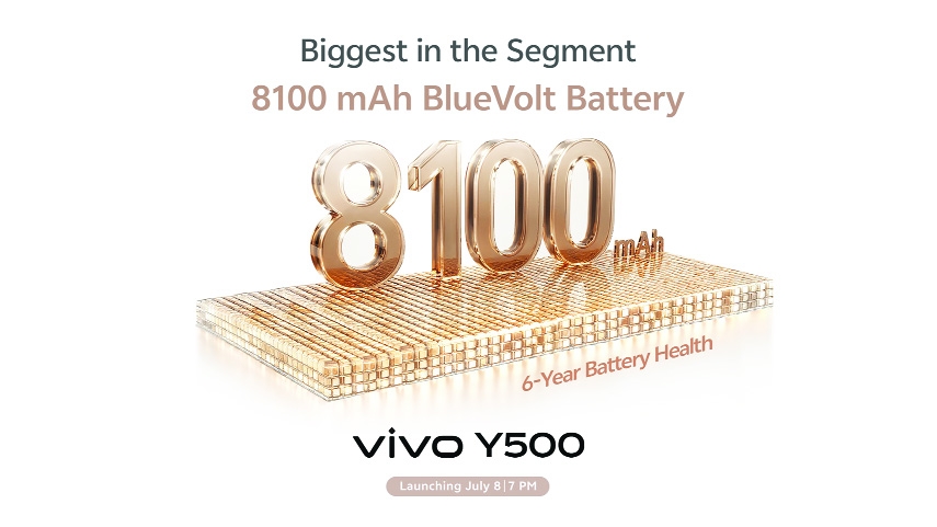 vivo Y500 is bringing the biggest battery in its segment