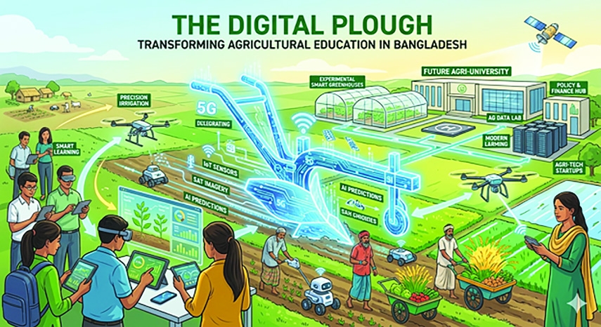 Digital Plough Transforming Agricultural Education in Bangladesh