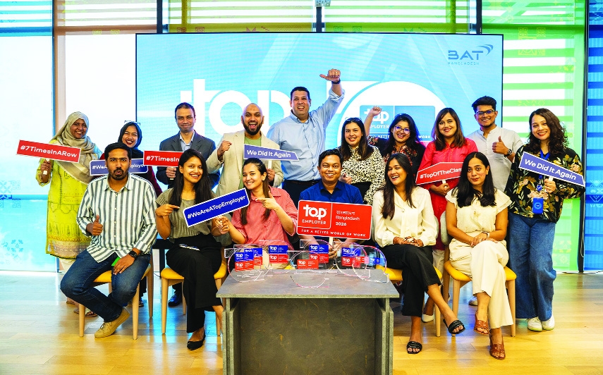 BAT Bangladesh secures top employer certification for 7th time