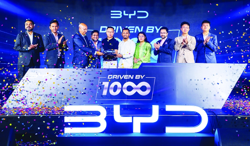 Over 1,000 BYD vehicles now on the roads of Bangladesh