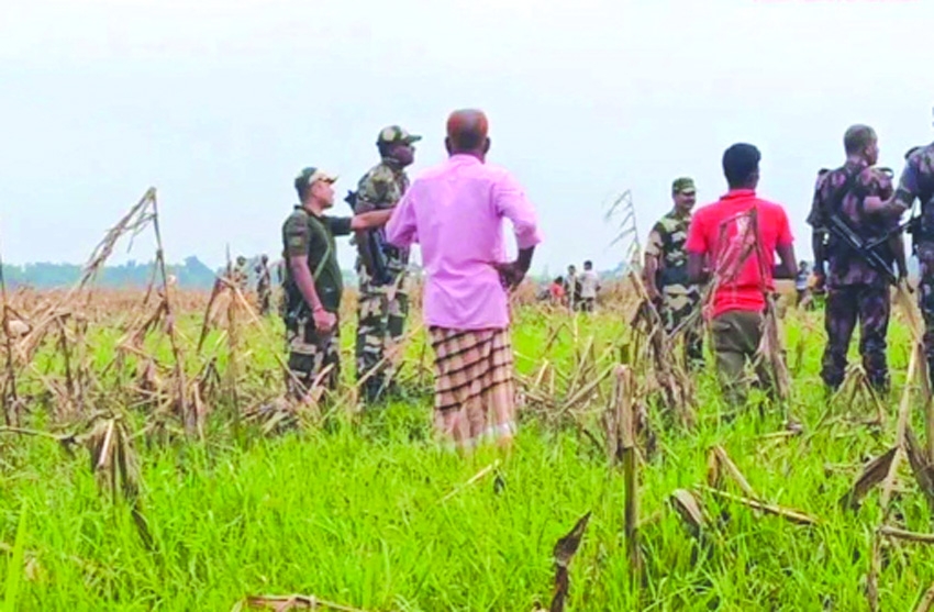 BGB stops BSF bid to install cement posts near Patgram border