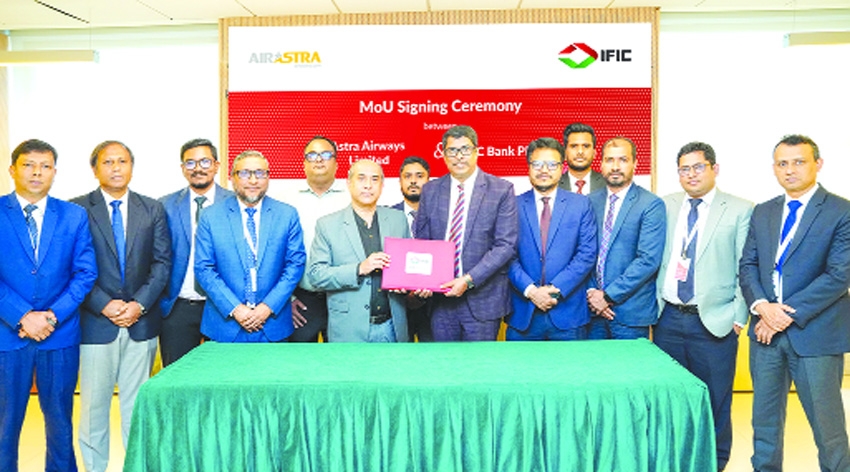 IFIC Bank and Astra Airways Ltd sign MoU