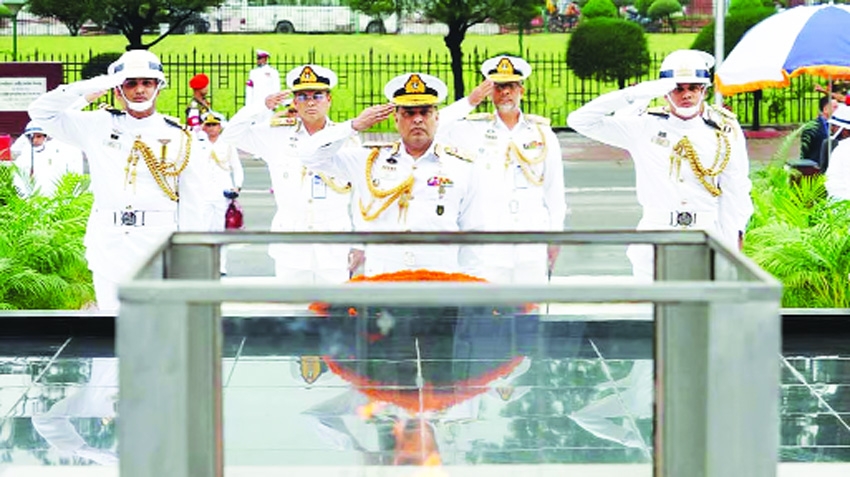 New navy chief pays tribute at Shikha Anirban