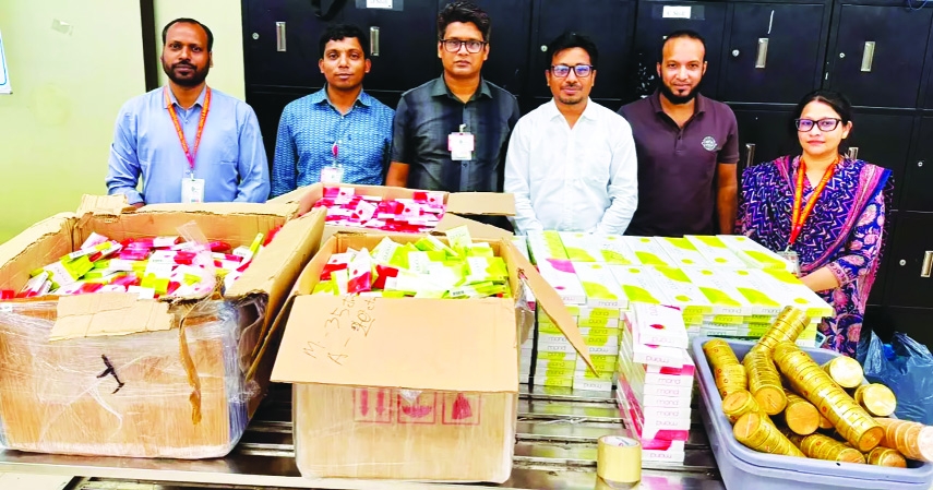 CIID seizes contraband worth Tk 2.04cr at Dhaka airport