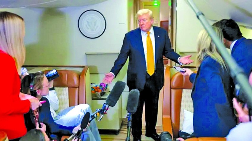 Trump hid in catering truck in secret plane swap over Iran threat: Reports