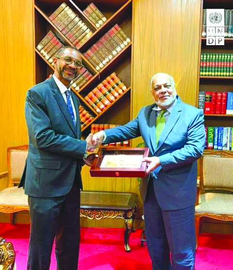 UNDP country head pays courtesy call on CJ 