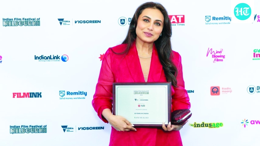 Rani Mukerji honoured for  3 decades in cinema