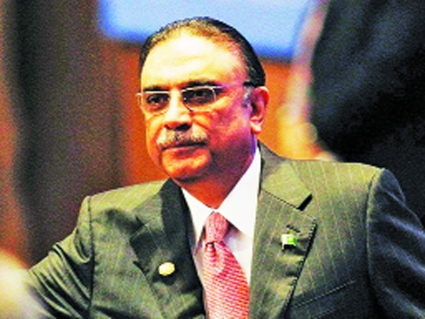 Zardari  congratulates Fakhrul